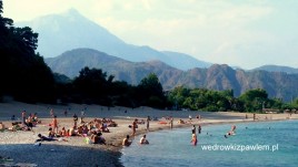 24- Olympos plaża, kolejka na Tahtai