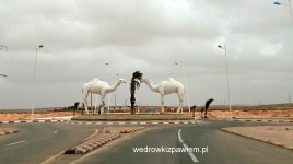  w Maroku na pustyni- jedno z miasteczek