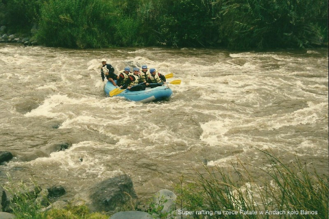 Super rafting na rzece Patate w Andach kolo Banos,Ameryka Pld.,rownik,Qiuto,rafting,podroze,podroznik,
